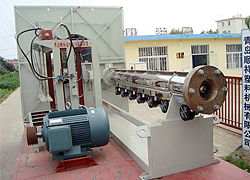 塑料机械管材生产线 ,青岛阿薇机械制造公司